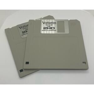 Apple Format 3.5” Floppy Disk Vintage Verbatim DataLife 2HD